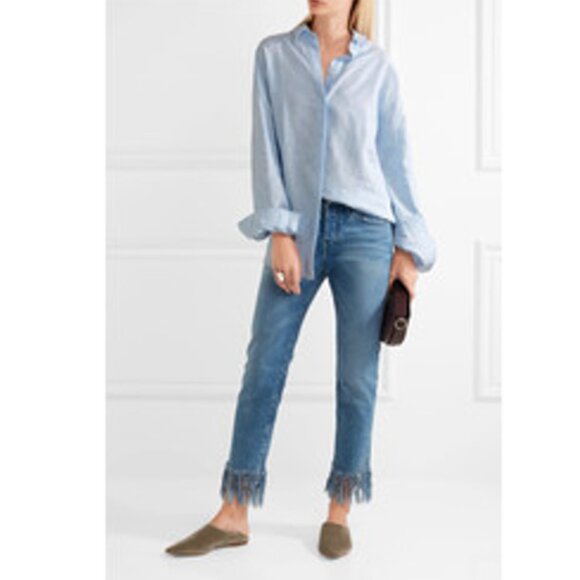 Acne Studios Bela Slub Linen Shirt - Picture 2 of 10